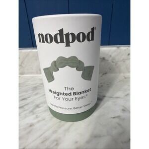 NODPOD - Weighted Blanket For Your Eyes Sleep Mask Sage Green NEW